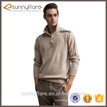 Custom knit pure cashmere mens jumper